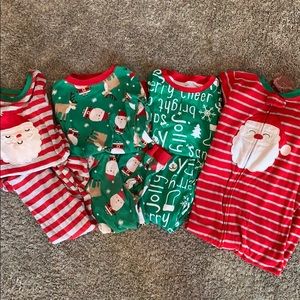 Boys 5t Christmas pajama lot